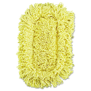 Rubbermaid® Commercial Trapper Looped-end Dust Mop Head, 12 X 5, Yellow, 12-carton freeshipping - TVN Wholesale